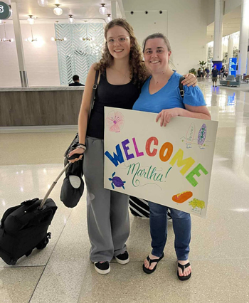 Martha Ankunft Florida